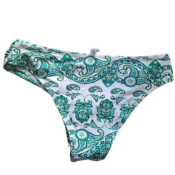 Cupshe Green Paisley Print Bikini Bottom - Picture 2 of 3